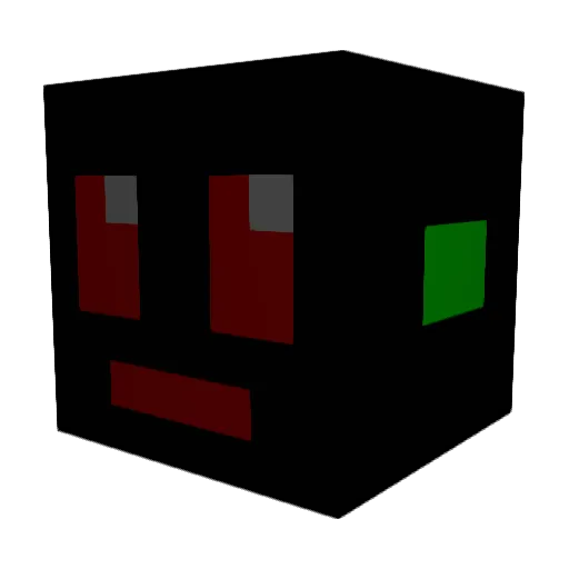 Nirion666 Minecraft avatar head, 3D render