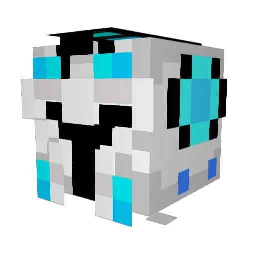Niriyyy Minecraft avatar head, 3D render