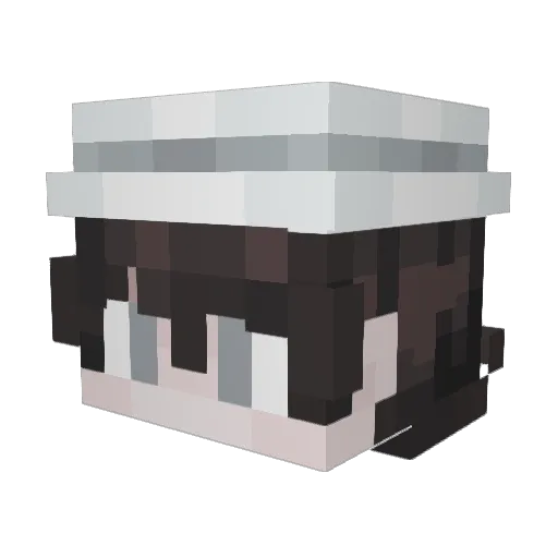 Nirom156 Minecraft avatar head, 3D render