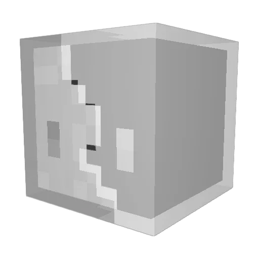 Niroxfirst Minecraft avatar head, 3D render