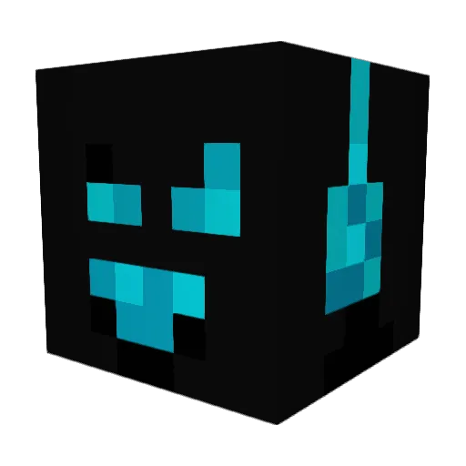 Nirraux Minecraft avatar head, 3D render