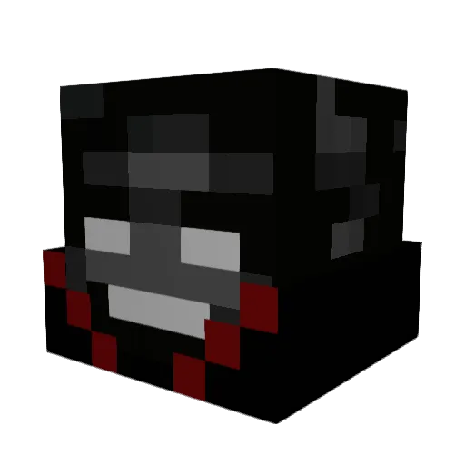 Nirusu_ Minecraft avatar head, 3D render
