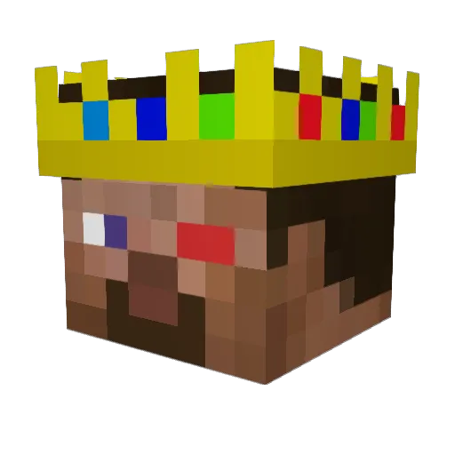 Nirvik_gamer Minecraft avatar head, 3D render