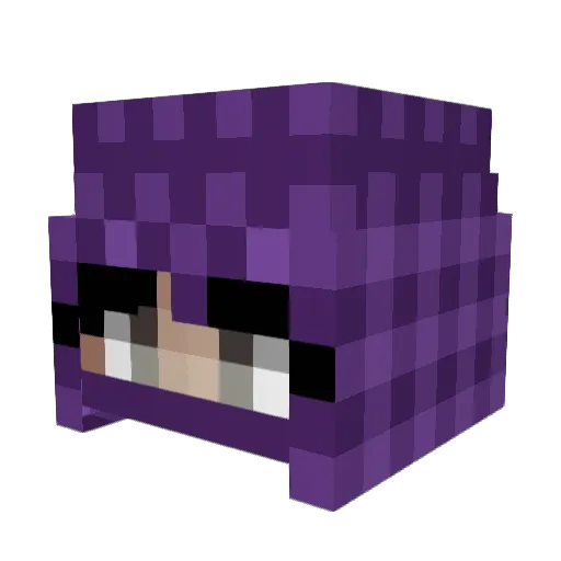 Nis33 Minecraft avatar head, 3D render