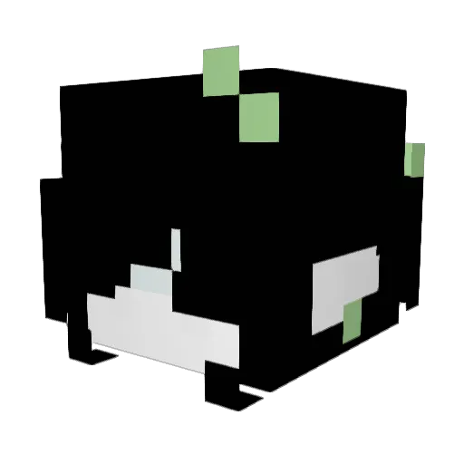 Nisaea Minecraft avatar head, 3D render