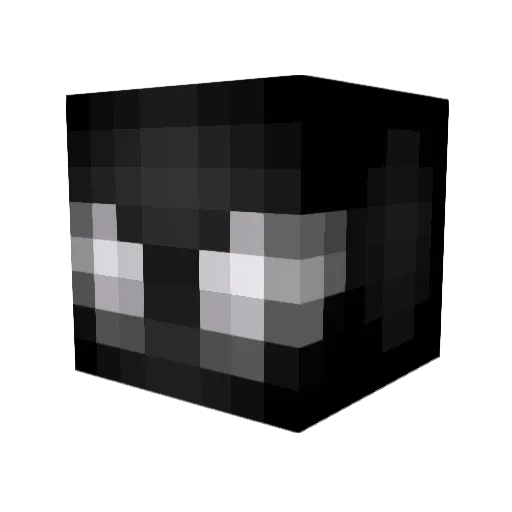 Nisaqi Minecraft avatar head, 3D render