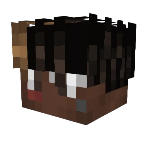 Nissangtr17 Minecraft avatar head, 3D render