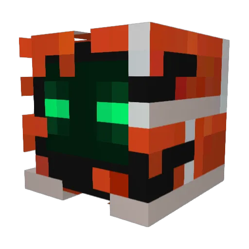 Nisse04 Minecraft avatar head, 3D render