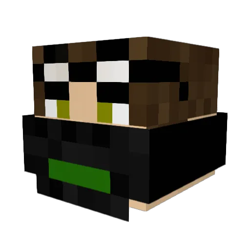 Nisse382 Minecraft avatar head, 3D render