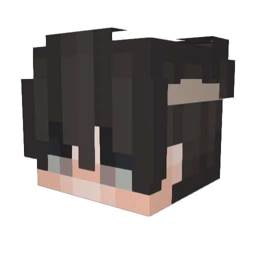NissyD Minecraft avatar head, 3D render