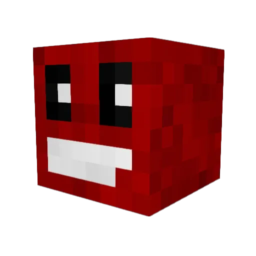 Nistler Minecraft avatar head, 3D render