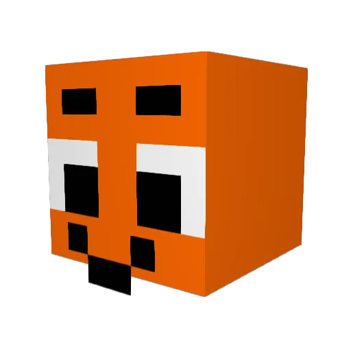 NitajkaB Minecraft avatar head, 3D render