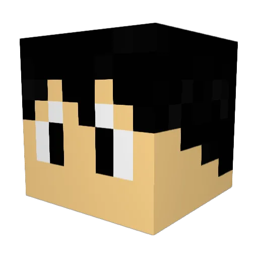 NitamagoMonster Minecraft avatar head, 3D render