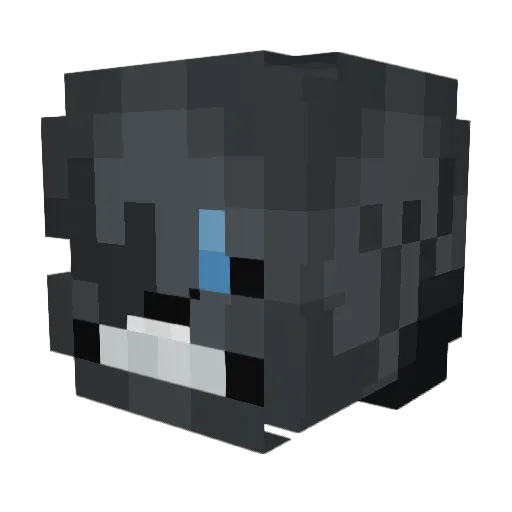 Nitemare070 Minecraft avatar head, 3D render