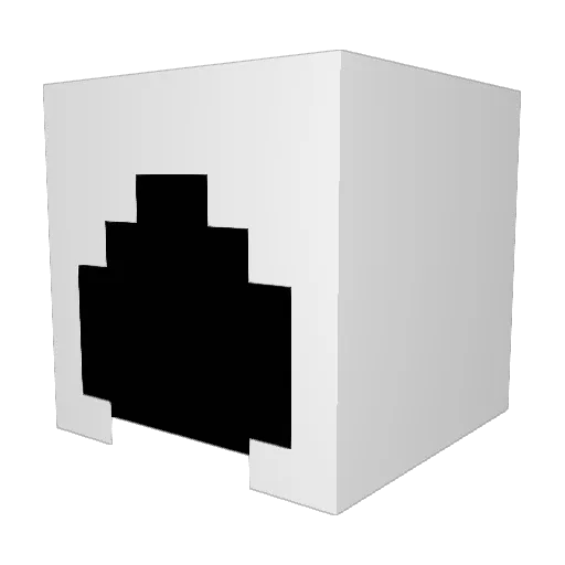 Niten902 Minecraft avatar head, 3D render