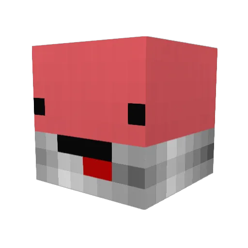 Niteoleo Minecraft avatar head, 3D render