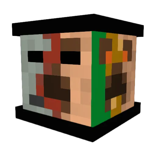 Nitephyre Minecraft avatar head, 3D render