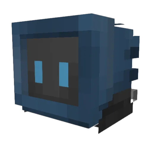 Nitez Minecraft avatar head, 3D render