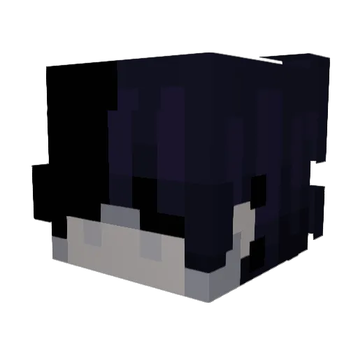 Nitezh Minecraft avatar head, 3D render