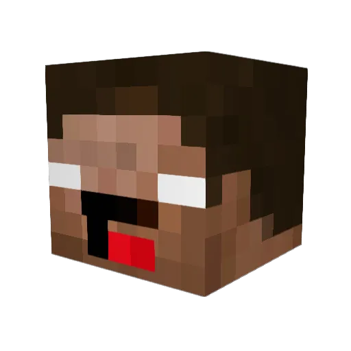 NithOkay Minecraft avatar head, 3D render