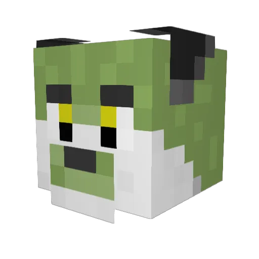 Nithal Minecraft avatar head, 3D render