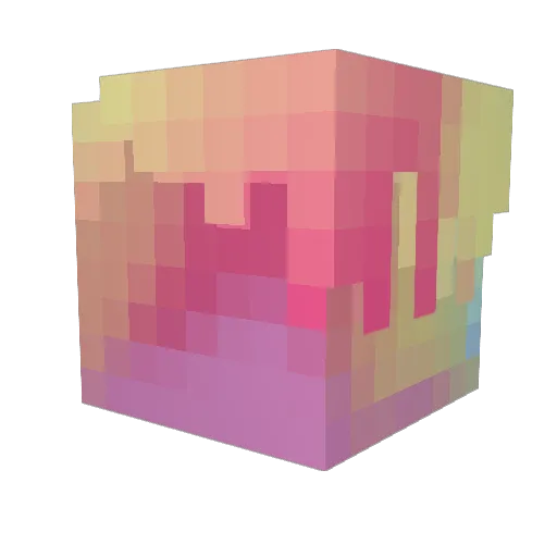 Nitradex Minecraft avatar head, 3D render