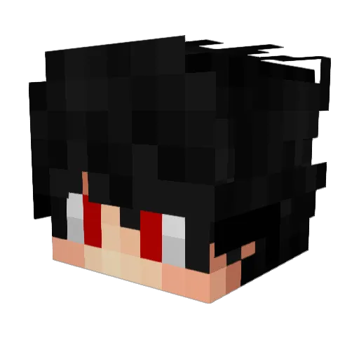 Nitrate16 Minecraft avatar head, 3D render