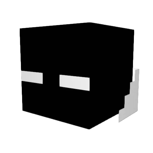 Nitro0250 Minecraft avatar head, 3D render