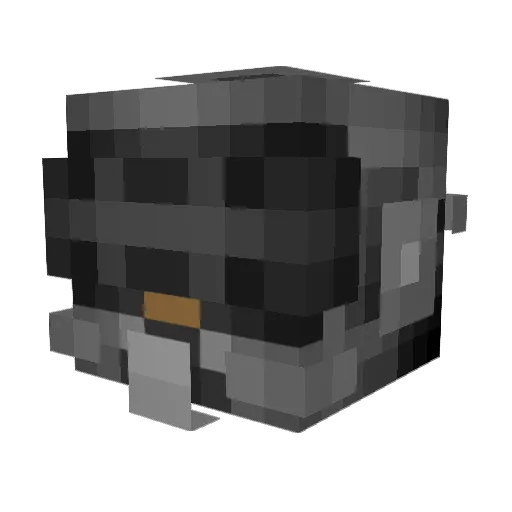 Nitro315 Minecraft avatar head, 3D render