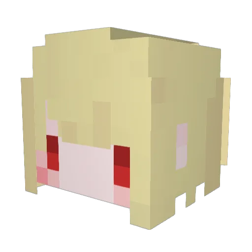 Nitro339 Minecraft avatar head, 3D render