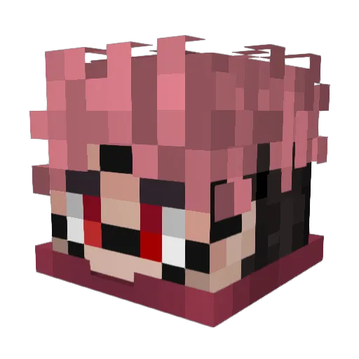 Nitro400 Minecraft avatar head, 3D render