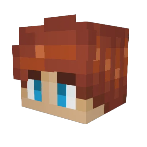NitroGamerUK Minecraft avatar head, 3D render