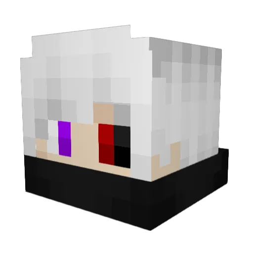 NitroMan2002 Minecraft avatar head, 3D render