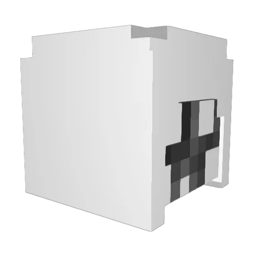 Nitro_13008009 Minecraft avatar head, 3D render