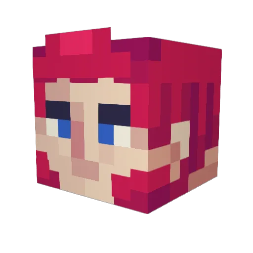 Nitrogen963 Minecraft avatar head, 3D render