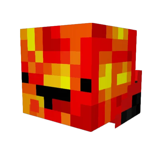 NitronCreeper200 Minecraft avatar head, 3D render