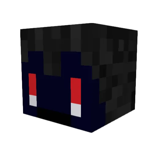 NitrousityOne Minecraft avatar head, 3D render