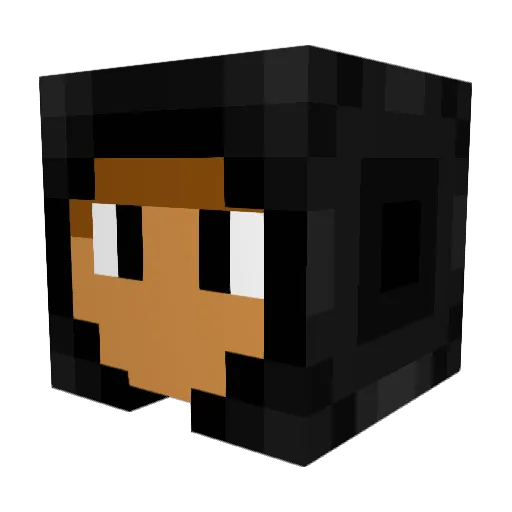NitsudaEsmaj Minecraft avatar head, 3D render