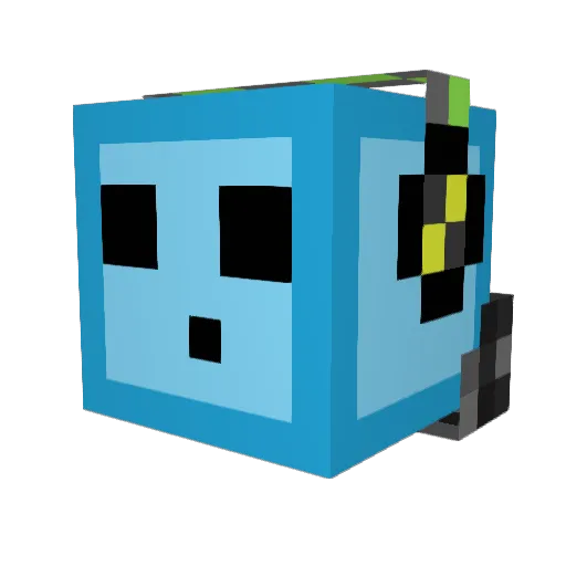 Nitsuga_2000 Minecraft avatar head, 3D render