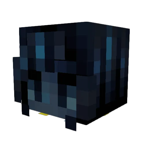 NityEter Minecraft avatar head, 3D render