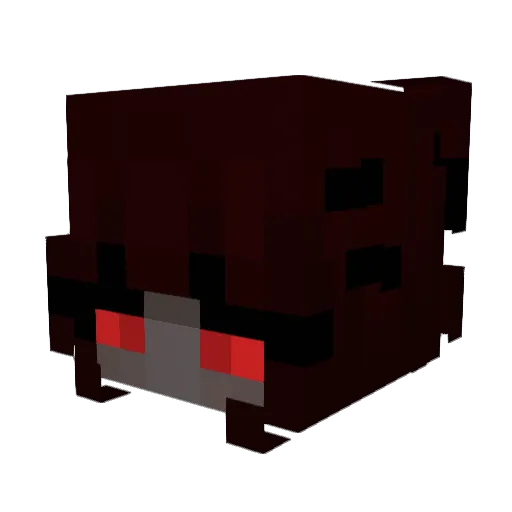 Niug Minecraft avatar head, 3D render