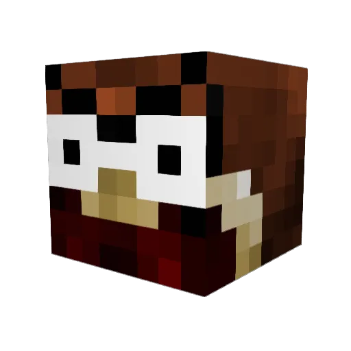 NivGabso Minecraft avatar head, 3D render