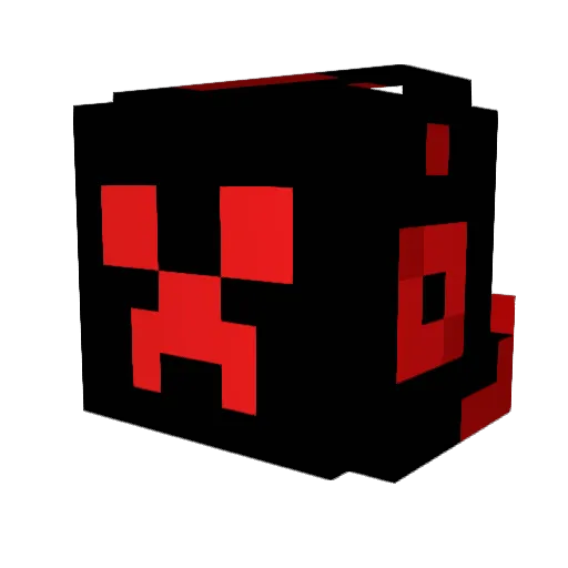 Nivadp Minecraft avatar head, 3D render