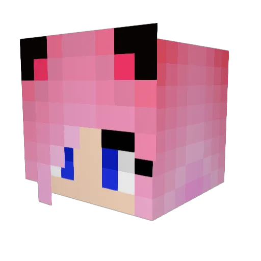 NivagGamer Minecraft avatar head, 3D render
