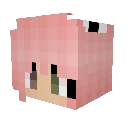 Nivek001 Minecraft avatar head, 3D render