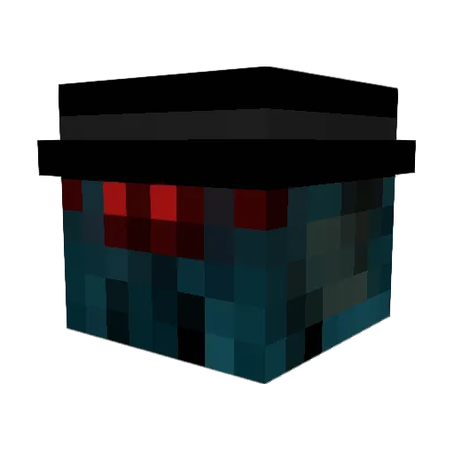 Nivek17 Minecraft avatar head, 3D render