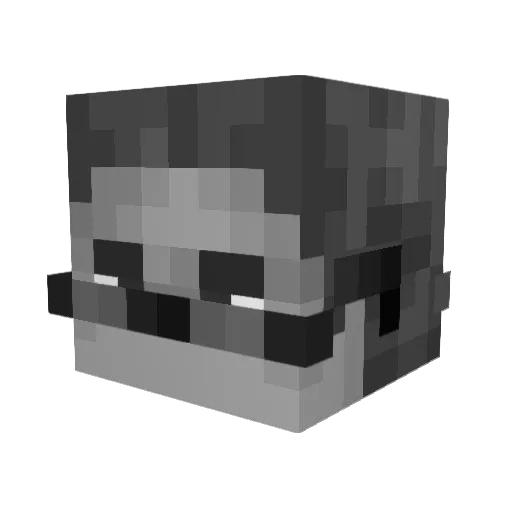 Nivirniy Minecraft avatar head, 3D render