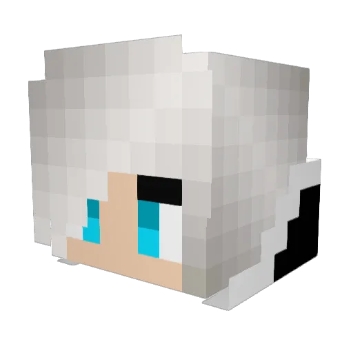 Nivium_Gaming Minecraft avatar head, 3D render