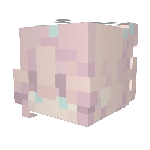 NiviusR Minecraft avatar head, 3D render