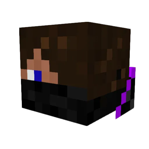 Nivlac5514 Minecraft avatar head, 3D render